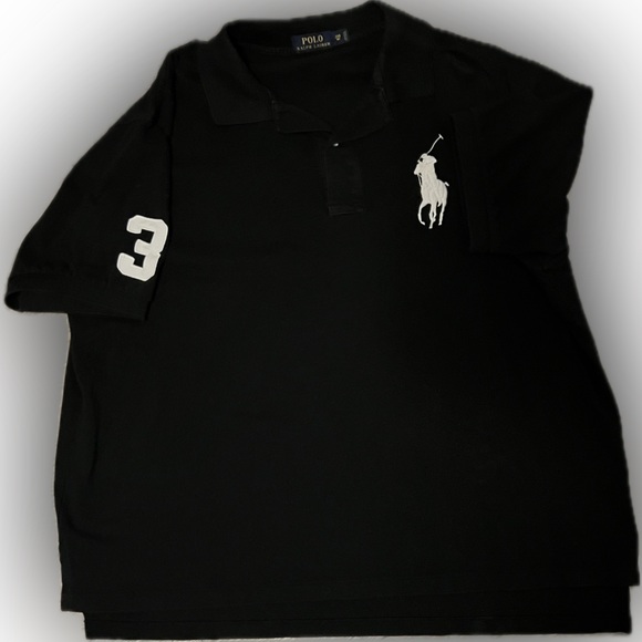 Ralph Lauren Big Pony Polo Shirt Black 2XB - Picture 1 of 7